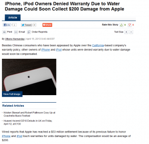 Restoring Water-Damaged Phones that Have Void Warranties